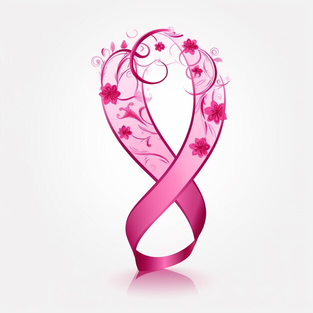 Nicole Zindel fita rosa fita de câncer com corações fita de roseta fita de renda