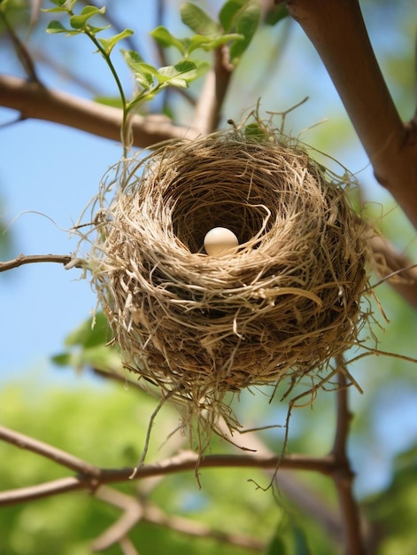 Foto nido de pájaros nido de pájaros pequeños pájaros nido nido en los árboles