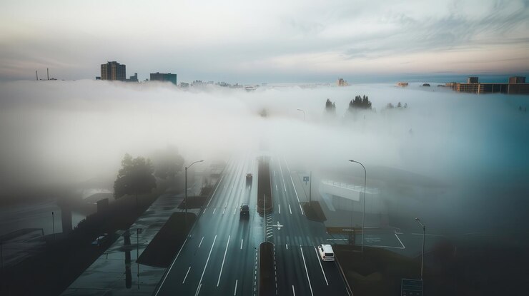 Niebla en las ciudades