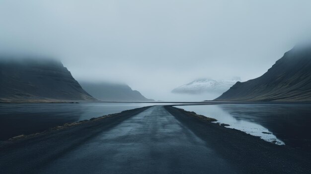 La niebla de Islandia Un viaje sereno a través de la niebla