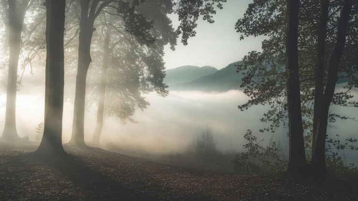 La niebla en la naturaleza