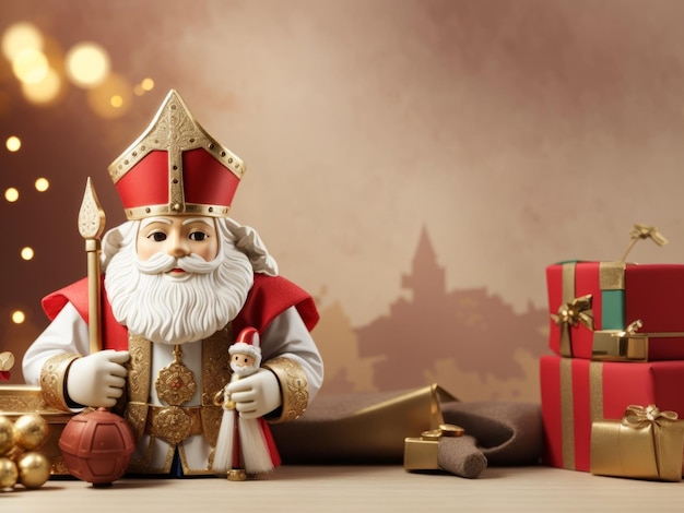 Niederländische Tradition Sankt Nikolaus Sinterklaas Fest 5. Dezember Geschenke Feiertag Dut