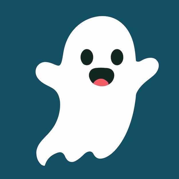 Niedliche Halloween-Geist-Illustration Cartoon-Geist Halloween