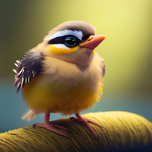 Niedliche Tweety-Vogel-KI generiert