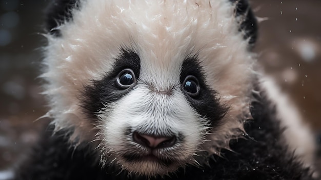 Niedlichkeit neu definiert mit einem Baby-Panda