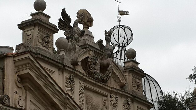 Foto niedrigwinkelansicht der galleria borghese gegen den himmel