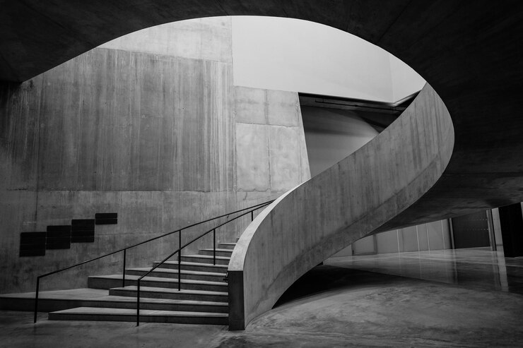 Foto niedrigwinkelansicht der treppe