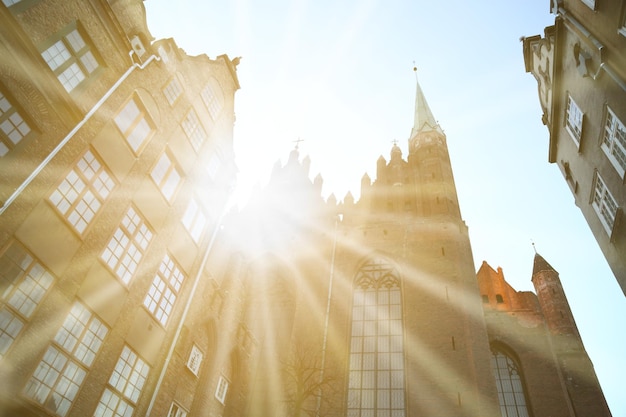 Foto niedrigwinkelansicht des historischen gebäudes gegen den himmel