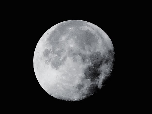 Niedrigwinkelansicht des Mondes am Himmel