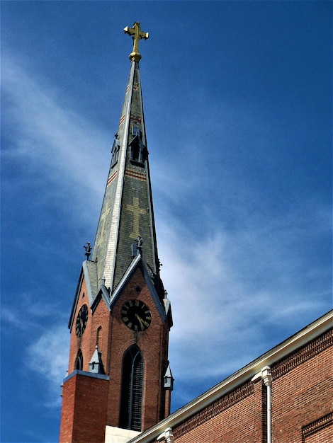 Foto niedrigwinkelansicht eines traditionellen gebäudes gegen den himmel