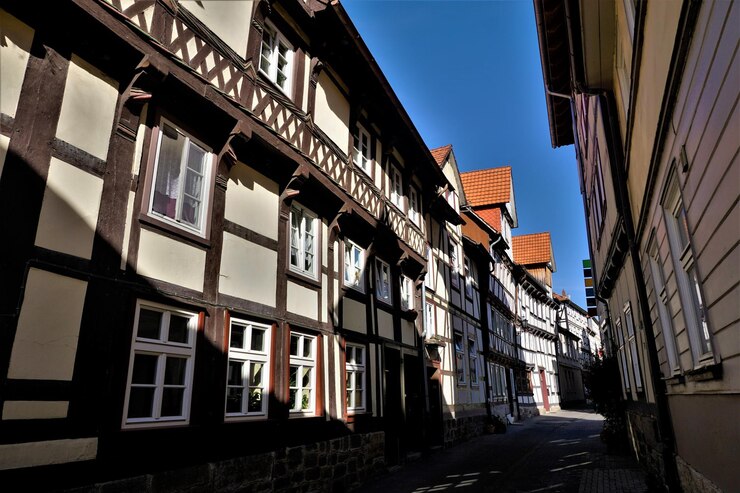 Foto niedrigwinkelansicht von gebäuden gegen den himmel