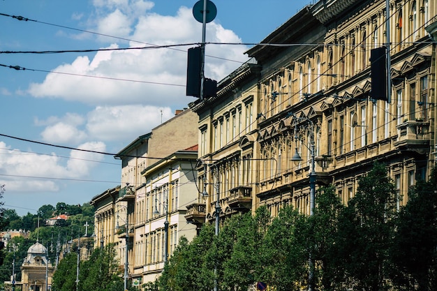 Foto niedrigwinkelansicht von gebäuden in der stadt gegen den himmel