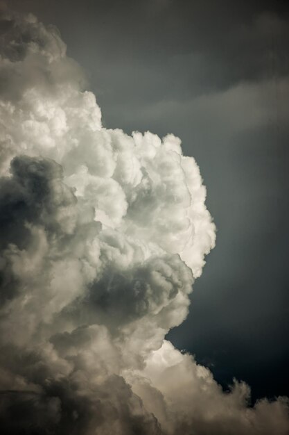 Foto niedrigwinkelansicht von wolken am himmel