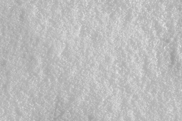 Nieve blanca recién caída como fondo