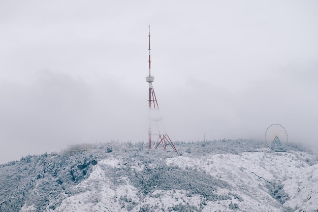 nieve en la ciudad