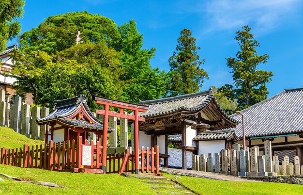 Nigatsu-do, eine Halle des Todai-ji-Tempels in Nara, Japan