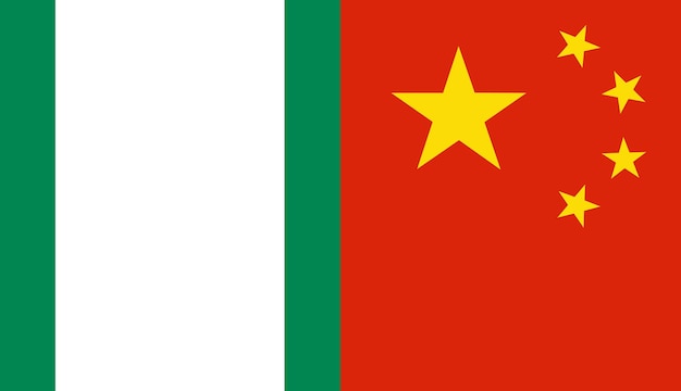 Nigéria e países com bandeira da China