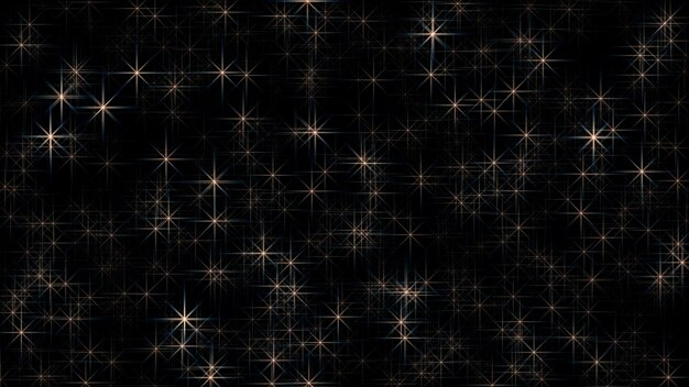 Night Sky Sparkles Background em 4k