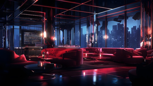 Nightlife Luxe Luxuriöses Nachthintergrund-Tapetendesign