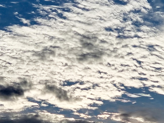 Nimbus nubes en los fondos de cielo azul