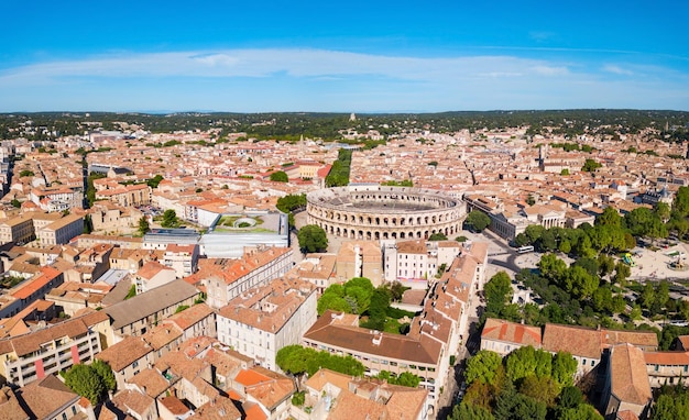 Nimes Arena vista aérea França