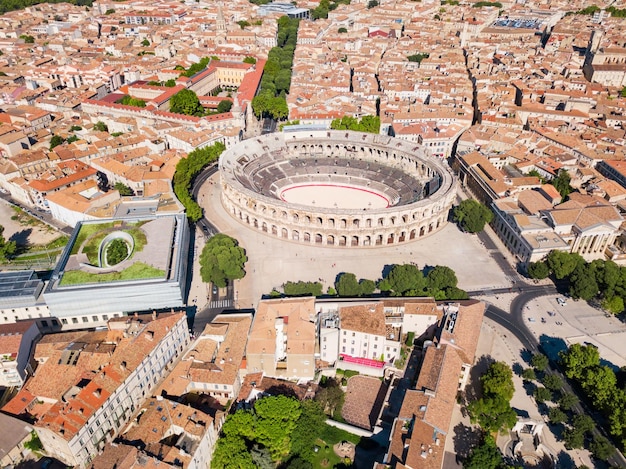 Nimes Arena vista aérea Francia