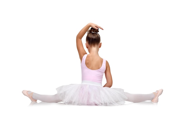 Niña bailarina en tutú