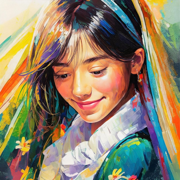 Niña de color