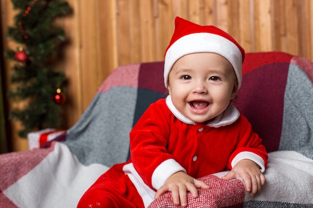 Niña como Santa Claus