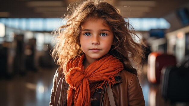 Niña Con Viaje De La Maleta En El Aeropuerto Imagen de archivo - Imagen de  persona, recorrido: 57823927