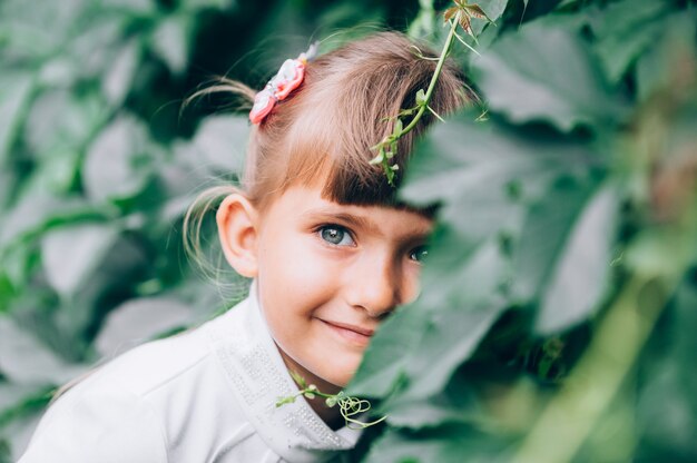 Niña en el parque