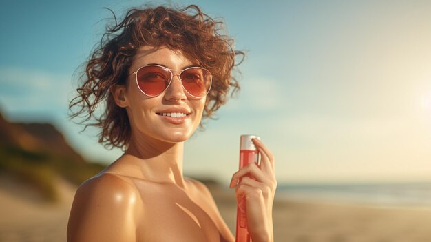 Foto niña en la playa