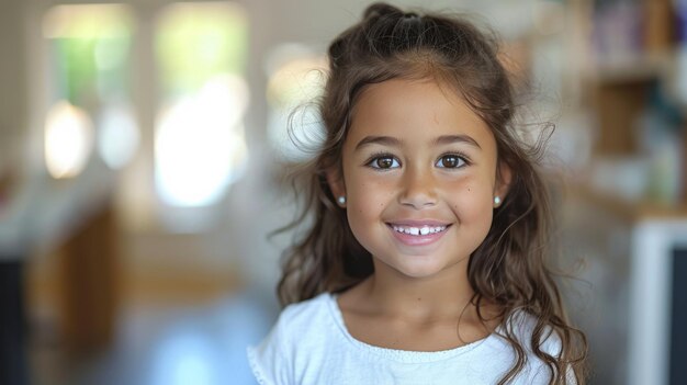 La niña sonriente