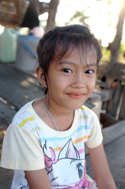 Niña sonriente