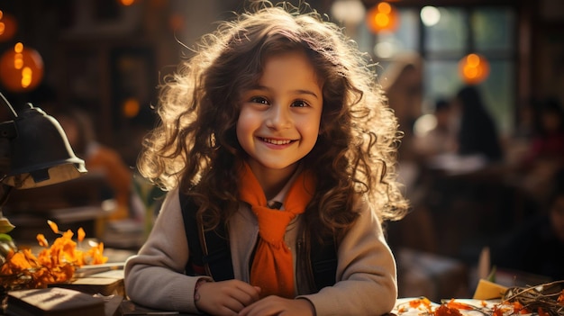 La niña sonriente