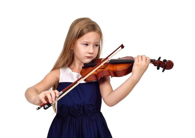 Niña tocando el violín