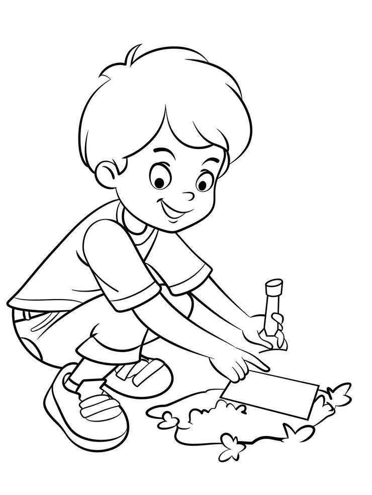 Foto un niño está jugando con un juguete y una botella de agua