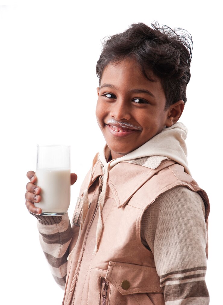 Niño con leche