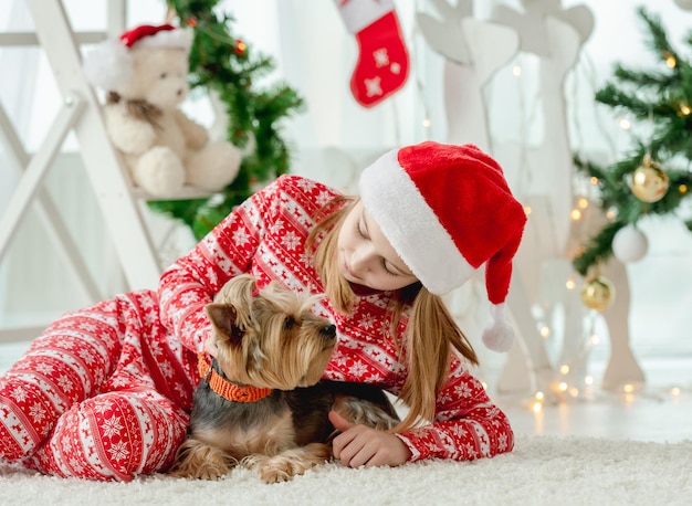 Niño en Navidad