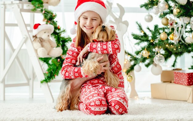 Niño en Navidad