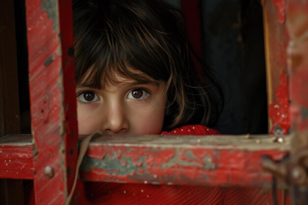 Niño del orfanato un tierno retrato de resiliencia y esperanza el viaje de los niños que necesitan cuidado y apoyo iluminando su fuerza y potencial en medio de la adversidad