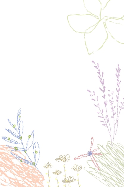 Niños garabatean con borda png diseño de lápices de colores fondo transparente