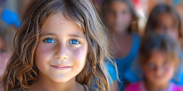 Foto niños de la guerra innocencia perdida a raíz de los conflictos refugiados víctimas de la paz concepto víctimas de la guerra crisis de refugiados esforzos de consolidación de la paz derechos de los niños ayuda humanitaria