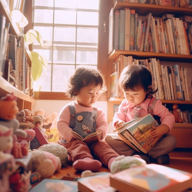 niños jugando con juguetes