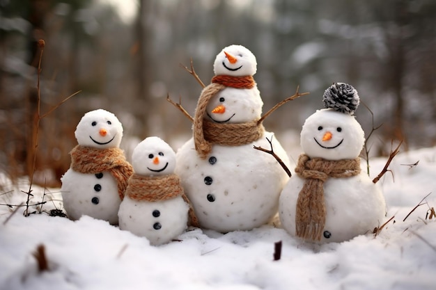 Niños jugando en la nieve pura felicidad.