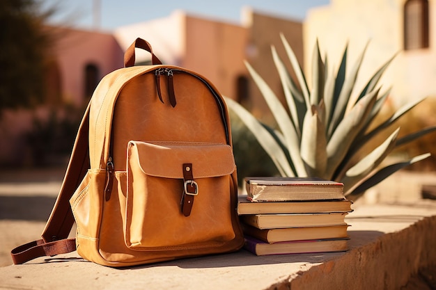 niños mochila de regreso a la escuela recreo patio de recreo libros de fondo para el estudio niños educación