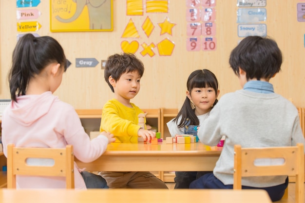 Niños de regreso a la escuela