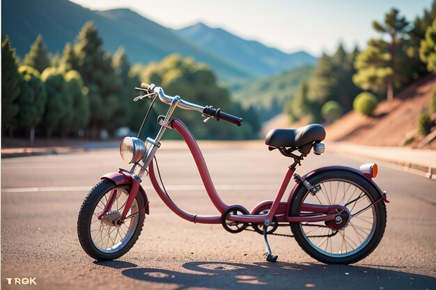 Foto niños triciclo juguete bicicleta papel tapiz fondo infancia tiempo feliz fotografía obras