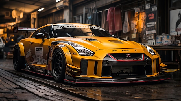 Foto el nissan gtr r35 es el mejor papel tapiz de los coches jdm