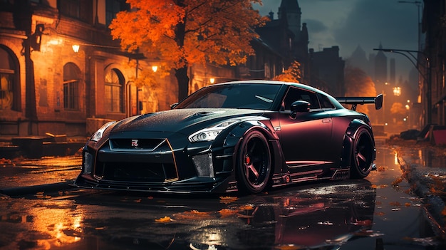 Foto el nissan gtr r35 es el mejor papel tapiz de los coches jdm